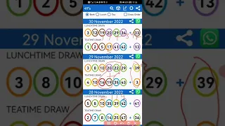 STRATEGY TO WIN UK 49 LUNCTINME DRAW 01 DECEMBER 2022, 3-4 NUMBERS