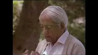 On giving complete attention to a problem | J. Krishnamurti