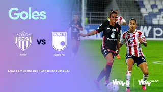 Junior  vs. Santa Fe (goles) | Liga Femenina BetPlay Dimayor 2023 | Fecha 12