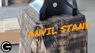 Making an Anvil Stand out of a Tree Stump - Part 1