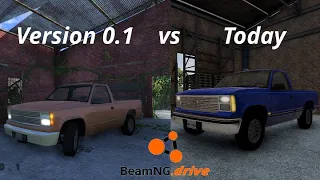 10 years of progress - Version 0.1 vs Today | BeamNG.drive