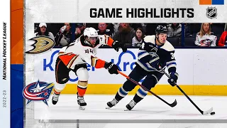 Ducks @ Blue Jackets 1/19 | NHL Highlights 2023