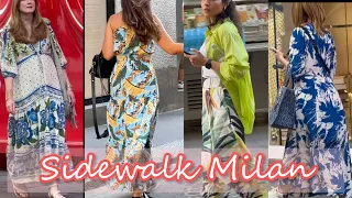 ELEGANT FLORAL MAXI AND MIDI DRESSES | PERFECT SUMMER OUTFIT | MILAN STREET STYLE.