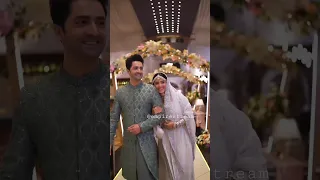 ayeza Khan and Danish Taimoor's Chand Tara wedding entry😻#ayezakhan#danishtaimoor#lollywood