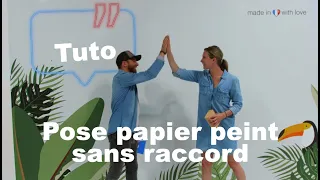 Tutoriel pose Papier Peint sans raccord | Tuto pose papier peint