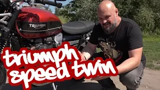 Triumph Speed Twin 2019. Между Thruxton и Bonneville #МОТОЗОНА №59