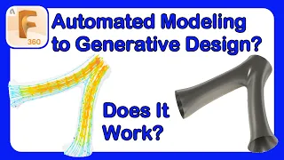 Should we use Automated Modeling for a Generative Design Fluid Flow Starting Shape? | #Fusion360