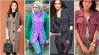 Gorgeous and Stylish crochet handknitted jumper jacket sweater designs for girls & women 2023