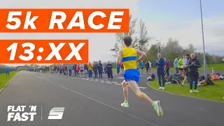 SCOTTISH RECORD | Duncan Robinson WINS 5k Road Race | Flat 'N Fast 2