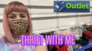 COME THRIFT WITH ME AT THE GOODWILL OUTLET + HUGE TRY ON THRIFT HAUL