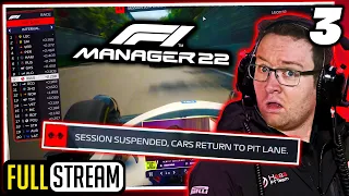 LAP 1 RED FLAG AT BAKU! - Haas Playthrough #3 - F1 Manager 2022 (Full Stream)