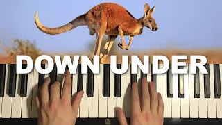 How To Play - Luude - Down Under (Piano Tutorial Lesson)