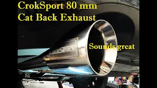 CorkSport 2021+ Mazda 3 Turbo 80mm Cat Back Exhaust System Installation & Sound.