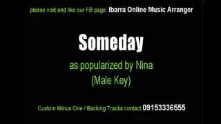 Someday (Male Key) - Nina - Karaoke