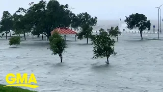 Tropical Storm Cristobal slams into Gulf Coast l GMA