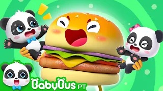 Super Hambúrguer | Burguinho e Amigos | Músicas Infantis e Desenhos Animados | BabyBus Português