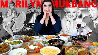 Marilyn Monroe Mukbang | I Ate Exactly Like Marilyn Monroe's 1st Date| 4K HD