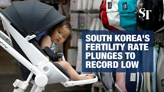 South Korea's fertility rate plunges to record low