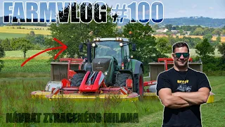 FARMVLOG #100 - Návrat ztraceného Milana ? 😂 Sečení luk s FENDT 828 & PÖTTINGER NOVACAT V 10000