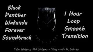 Black Panther Wakanda Forever Soundtrack - They Want it, But No - Film Version 1h Loop