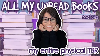 ALL MY UNREAD BOOKS (2021) | My entire physical TBR + Help me choose what to read!!!