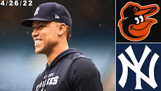 New York Yankees Highlights: vs Baltimore Orioles | 4/26/22