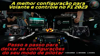 Qual a melhor configuração para volante e controle para o F1 2023? | Guia Completo, rápido e fácil !