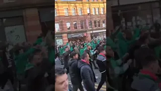 THE OMONIA ULTRAS IN MANCHESTER SING LOUD!