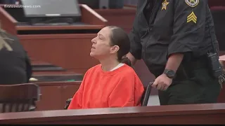 Accused murderer Kimberly Kessler in court for 40 seconds before being wheeled out on Day 1 of jury