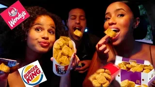 BEST CHEAP CHICKEN NUGGETS (WENDYS, BURGERKING, KFC..) | Osh and Akela