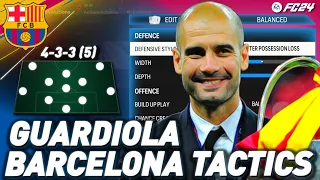 MASTERING PEP GUARDIOLA'S BARCELONA TIKI TAKA IN EA FC 24