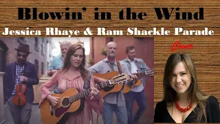 Blowin in the Wind Bob Dylan Cover | By Jessica Rhaye & Ramshackle Parade |  Lyrics | | Early 60's