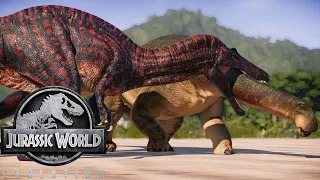 Suchomimus || All Skins Showcased - Jurassic World Evolution