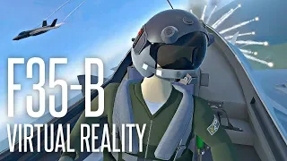 LEARNING TO FLY AN F-35B IN VIRTUAL REALITY - VTOL VR Gameplay
