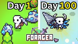 I played 100 days of Forager