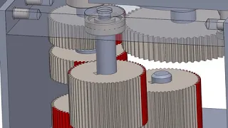 Regenerative shock absorber Assembly Spur gear motion atas terfix