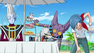 Bulma slaps lord beerus