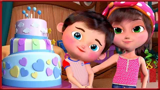 Birthday Song + More | Banana Cartoon 3D Nursery Rhymes Baby & Kids Songs