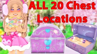 ALL 20 Chest Locations Royale High EASY GUIDE