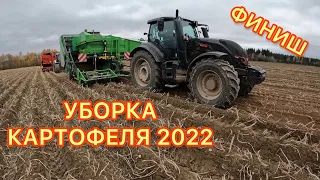 Уборка картофеля 2022 в Сандовском районе / Поздний сбор урожая / Сорт Балтик Роуз / GRIMME / КОЛНАГ