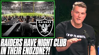Pat McAfee Reacts To Raiders' Building Night Club In Their Endzone