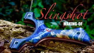 How to make a Slingshot | + Schusstest | Carbon - G10 - Stabwood