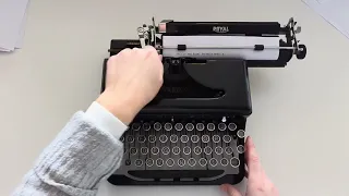 Tony's Typewriters - Royal Portable model A