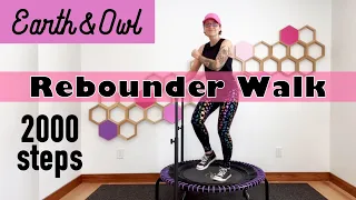 BRISK 1 Mile 2000 Steps Rebounder Walk Workout for Seniors and Beginners