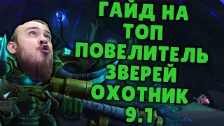 ПОВЕЛИТЕЛЬ ЗВЕРЕЙ ОХОТНИК ШАДОУЛЕДС ПАТЧ 9.1 КОВЕНАНТЫ ТАЛАНТЫ РОТАЦИЯ  SHADOWLANDS WOW PVE IVELKNOW