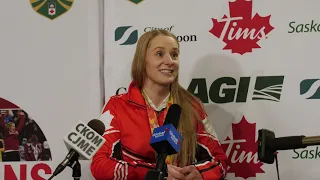 Media Scrum - Women’s Finals - 2021 Tim Hortons Curling Trials