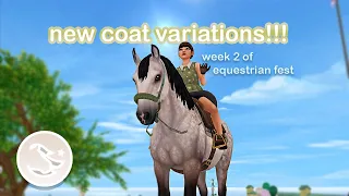 buying the new coat variations in star stable! :)