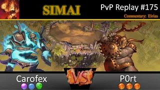 Tactics vs Strategy--Carofex vs P0rt | Skylords Reborn PvP Replay