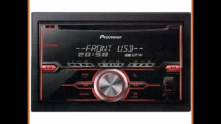 Pioneer FH-X380UB 2 DIN, красная подсветка