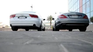 Audi A7 vs Mercedes CLS 500